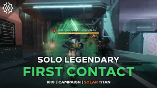 Solo Legendary Lightfall Campaign "First Contact" Mission #1 [Destiny 2]