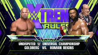 Roman Reigns vs Goldberg | WWE 2K23 Undisputed Championship | Singles Match