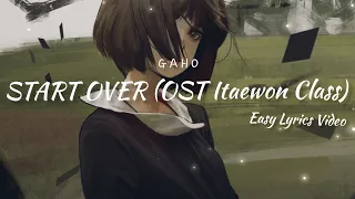 (SUB INDO) START OVER OST ITAEWON CLASS (EASY LYRICS) Han_Rom_Video