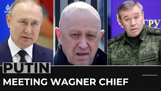 Russia confirms Putin-Prigozhin meeting after Wagner Group mutiny