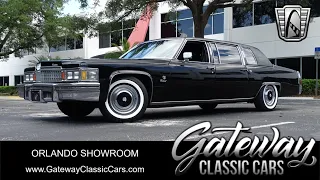 1978 Cadillac Fleetwood Limousine For Sale Gateway Classic Cars of Orlando #2142