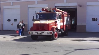 ZiL-433371 RESERVE Engine 1 returns to fire station