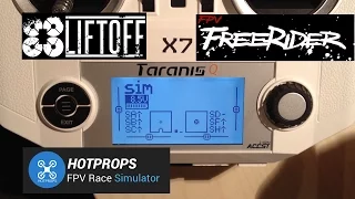 FrSky Taranis Q X7 - setup for usage with simulator and ease of use of scrolling wheel