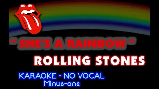 Rolling Stones - SHE'S A RAINBOW. Karaoke - No Vocal.