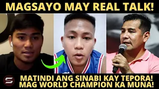 MAGSAYO MAY REALTALK KAY TEPORA! PAPALAG SA HAMON PERO SA ISANG KONDISYON, BARRERA BALIK BOXING ULIT