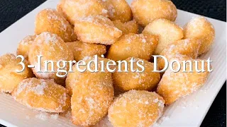 3 INGREDIENTS DONUT | EASY DONUTS RECIPE | NO YEAST DONUTS