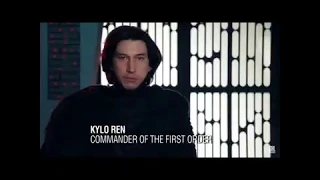 Kylo Ren, the birthday boy.