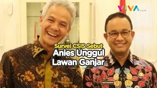 Survei CSIS: Ganjar Pranowo Tunduk Lawan Anies Baswedan