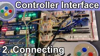 SNES Controller Interface – Part 2 – Connecting to the homebrew CPU