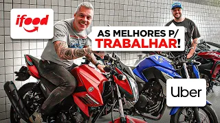 Quais são as MELHORES MOTOS para TRABALHAR no DIA A DIA!? Todas as dicas para aplicativo e trabalho