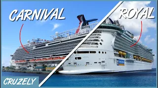 Carnival vs. Royal Caribbean: 11 Differences Between the BIG Cruise Lines