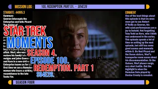 Star Trek Moments TNG - Episode - 100. Redemption. Part 01