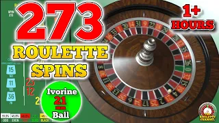 Day 18: 273 Roulette Spins  - Ivorine Ball 21mm - Test Your Roulette Strategy!