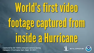 A world first: Ocean drone captures video from inside a hurricane