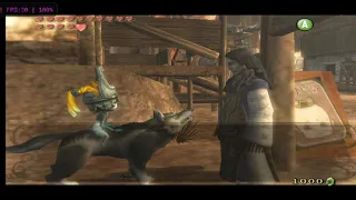 Wolf Link talking with Renado | Zelda Twilight Princess