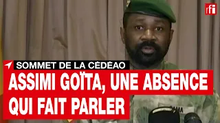 Sommet de la Cédéao sur le Mali : Assimi Goïta, une absence qui fait parler • RFI