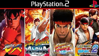 Street Fighter Games for PS2 #evolutiongame #gamehistory