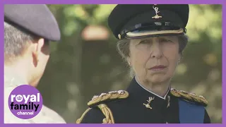 Princess Anne visits Gurkha regiment