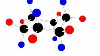 chair chair interconversion: cyclohexane conformation animation