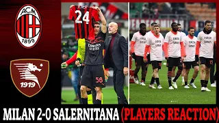 Milan 2-0 Salernitana: Players Reaction after the victory in San Siro (this victory goes for Kjaer)