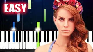 Lana Del Rey - Video Games - EASY Piano Tutorial