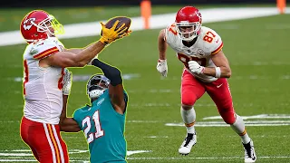 Travis Kelce's AMAZING Routes, 1-1 Matchups & Catches from 2020!