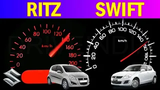 Maruti Suzuki Ritz vs Maruti Suzuki Old Swift top Speed test | 0-top Acceleration | DriveIndia