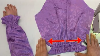 Learn sleeve sewing techniques. You will find it easier than you think