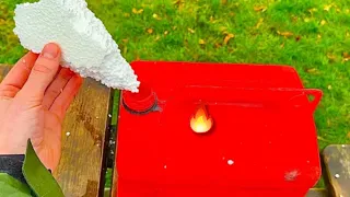 Just mix gasoline with polystyrene. You will be surprised by the result. (practical invention)🔥