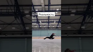 Кантилевер Саши Трусовой ожидание/реальность 😂 #figureskating #фигурноекатание #sport