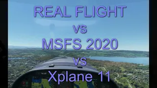 MSFS 2020 vs Xplane11 vs Real flight, the comparison how it looks