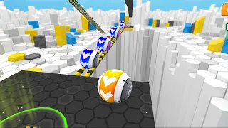 GYRO BALLS - All Levels NEW UPDATE Gameplay Android, iOS #845 GyroSphere Trials