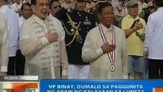 NTG: VP Binay, dumalo sa paggunita ng Araw ng Kalayaan sa Luneta