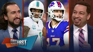 Bills win AFC East, Chiefs to host Dolphins & Brou brings breakdancers | NFL | FIRST THINGS FIRST