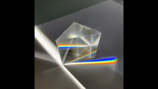 Prism - light spectrum refraction - rainbow