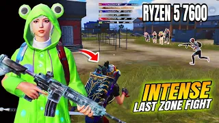 BGMI🔥Solo vs Squad Intense Last Zone Fight | Ryzen 5 7600 + Rx 570 Smooth 90 Fps