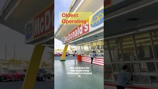 Visit the Oldest McDonald’s in Downey, California (via foodentitlement on IG) #Shorts