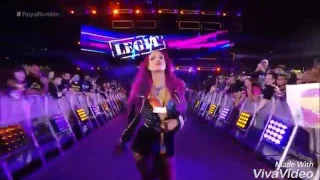 ROYAL RUMBLE 2017 KICK OFF SHOW:Sasha Banks vs Nia Jax full match Highlights