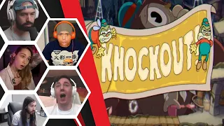 Lets Player's Reaction To The Fake Knockout Sign - Cuphead DLC
