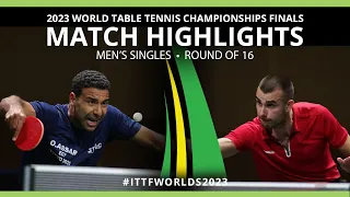 Tomislav Pucar vs Omar Assar  | MS R16 | 2023 ITTF World Table Tennis Championships Finals