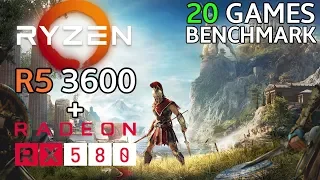 Ryzen 5 3600 + RX 580 Test In 20 Games