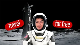 Travel to the moon for free