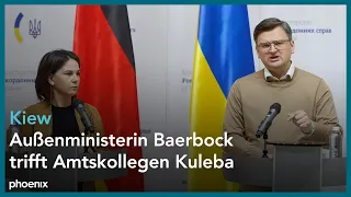 Besuch der Bundesaußenministerin Annalena Baerbock in der Ukraine am 10.05.22