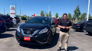 Check Out the 2017 Nissan Murano SL 4dr All-Wheel Drive at Stouffville Toyota!