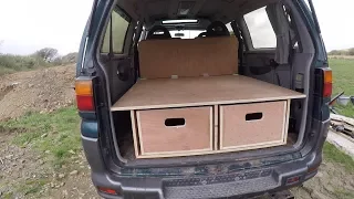 Mitsubishi Delica Camper Van Conversion part 1