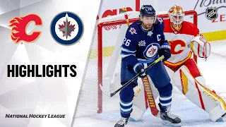 Flames @ Jets 1/14/21 | NHL Highlights