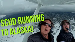 Scud running while flying a 182 to Alaska.