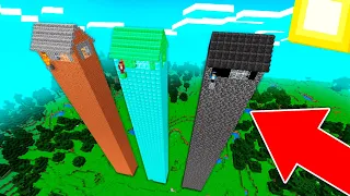 LAS CASAS MÁS ALTAS DE MINECRAFT 😱 10.000 METROS DE ALTURA MINECRAFT ROLEPLAY