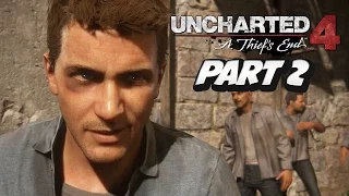 Uncharted 4 Gameplay Walkthrough Part 2 - PRISON FIGHT (Chapter 2)