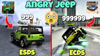 Angry jeep😱in Extreme car driving simulator VS Extreme suv driving simulator🔥||